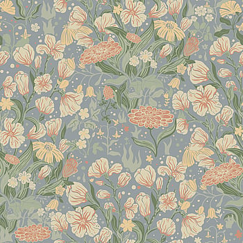 Galerie Wallcoverings Product Code 22013 - Fagring Wallpaper Collection - Pink/grey Colours -  