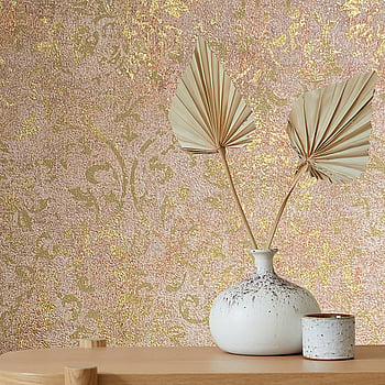 Galerie Wallcoverings Product Code 34295 - Urban Textures Wallpaper Collection - Brown  Gold Colours -  