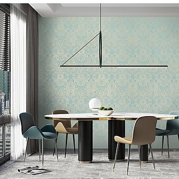 Galerie Wallcoverings Product Code 65187 - Precious Wallpaper Collection - Green Colours -  