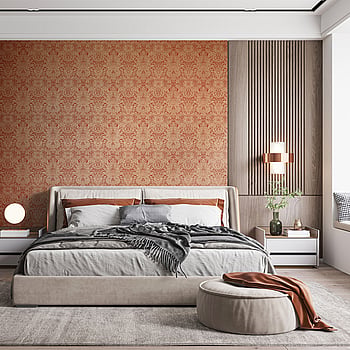 Galerie Wallcoverings Product Code 65189 - Precious Wallpaper Collection - Red Colours -  