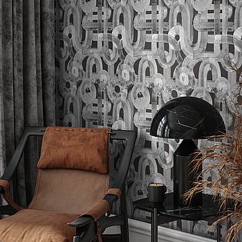 Galerie Wallcoverings Product Code 65324 - Salt Wallpaper Collection - Black Cumin Colours -  