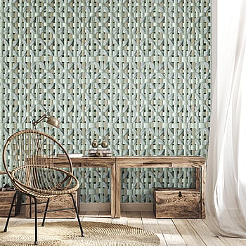 Galerie Wallcoverings Product Code 65341 - Pepper Wallpaper Collection - Green Pepper Colours -  