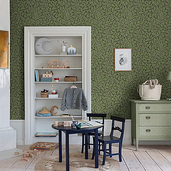 Galerie Wallcoverings Product Code 82030 - Hidden Treasures Wallpaper Collection - Black greengreen Colours -  