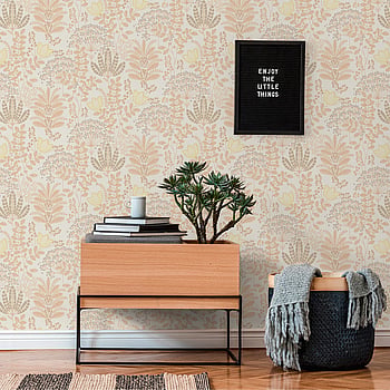 Galerie Wallcoverings Product Code FL61125 - Flourish Wallpaper Collection - Yellow/Orange Colours -  