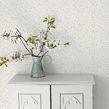 Galerie Wallcoverings Product Code G67923 - Miniatures 2 Wallpaper Collection - Pink White Green Purple Colours -  
