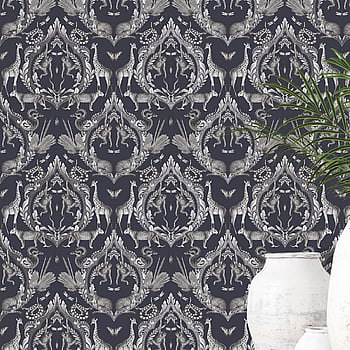 Galerie Wallcoverings Product Code G78311 - Bazaar Wallpaper Collection - Navy Colours -  