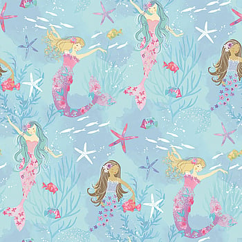 Galerie Wallcoverings Product Code G78392 - Tiny Tots 2 Wallpaper Collection - Turquoise Hot Pink Glitter Colours -  