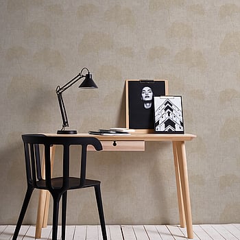 Galerie Wallcoverings Product Code HV41011 - Havana Wallpaper Collection - Beige Metallic Colours -  