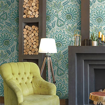 Galerie Wallcoverings Product Code TJ41004 - Mulberry Tree Wallpaper Collection - Green Colours -  