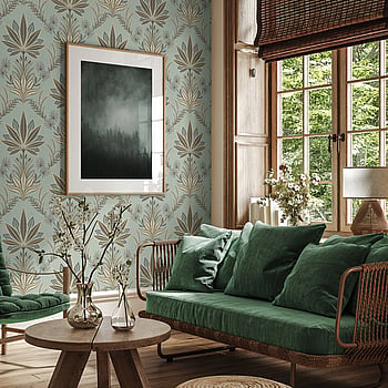 Galerie Wallcoverings Product Code TJ41808 - Mulberry Tree Wallpaper Collection - Blue Colours -  