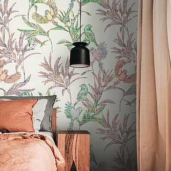 Galerie Wallcoverings Product Code WH45245M - Welcome Home Murals Wallpaper Collection - Multi-coloured, Cream, Pink Colours -  